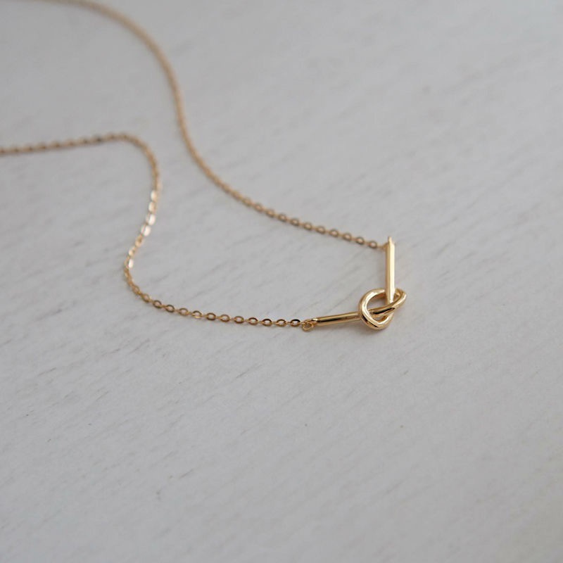 Dây chuyền titan basic mặt tròn xoắn, mạ vàng 14k  [  KHÔNG ĐEN GỈ ]   Her Accessories CT5