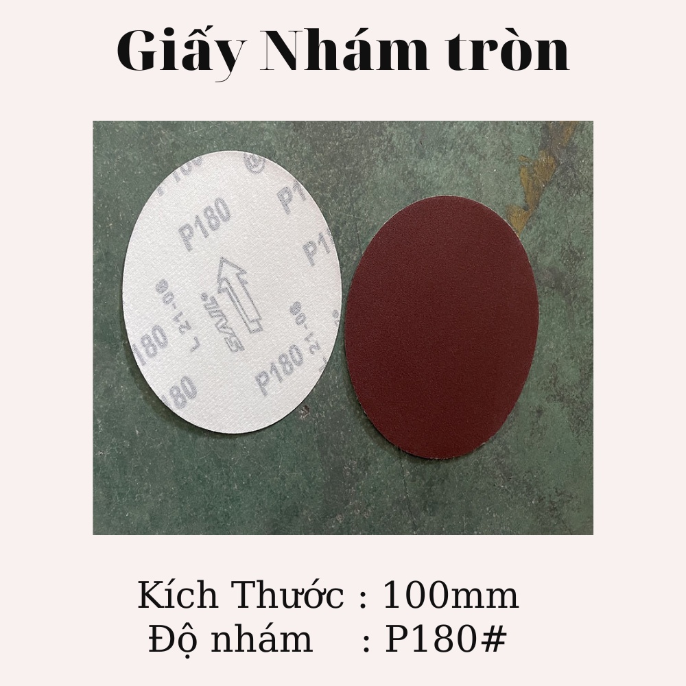 Giấy nhám vải, giấy nhám cuộn, giấy nhám đỏ, dùng cho máy chà nhám, máy cắt rung, giấy nhám tròng, giấy nhám tam giác
