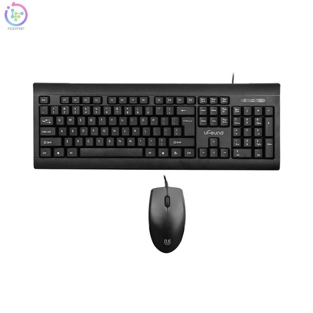 Combo Bàn Phím + Chuột U-766 106 Có Dây 1200dpi Đen | BigBuy360 - bigbuy360.vn