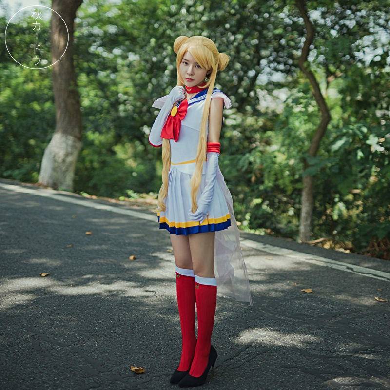 Sailor Moon Moon Hare cos suit Shui Bingyue Huo Yeli Muye Zhenqin cosplay transformation outfit 1st generation women's clothing Children's clothing battle suits performance suits