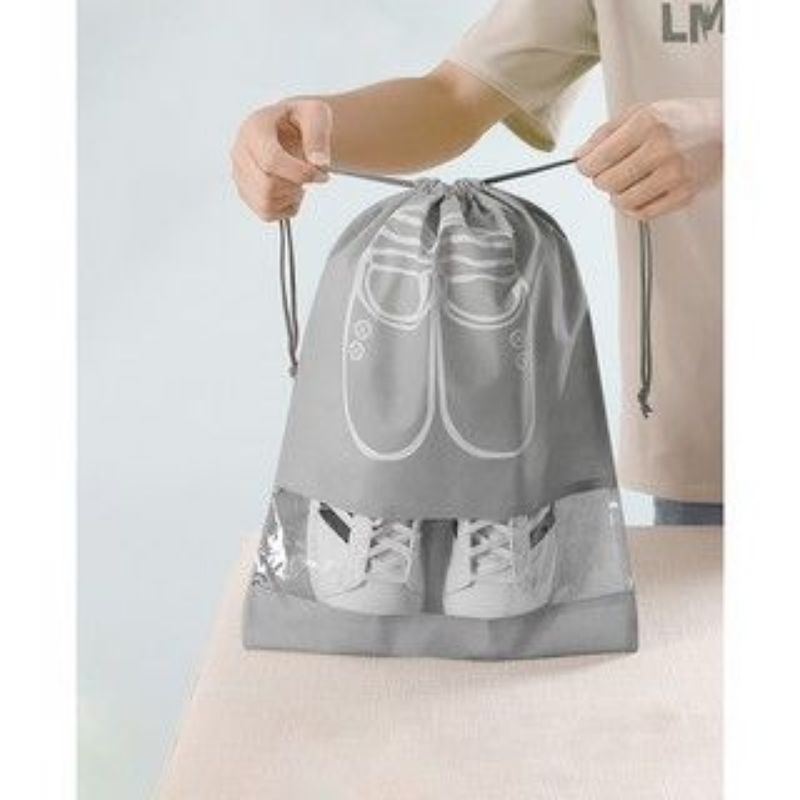 Túi Đựng Giày Hoạ Tiết Chống Bẩn Đi Du Lịch Tiện Lợi