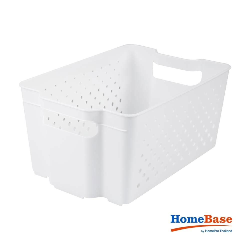 HomeBase STACKO Rổ nhựa có thể xếp chồng Thái Lan W21.4xD31.5xH14.7cm