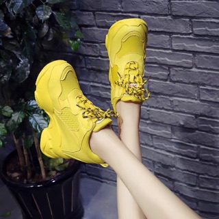 (ODER) Giày thể thao thời trang độn đế 10cm