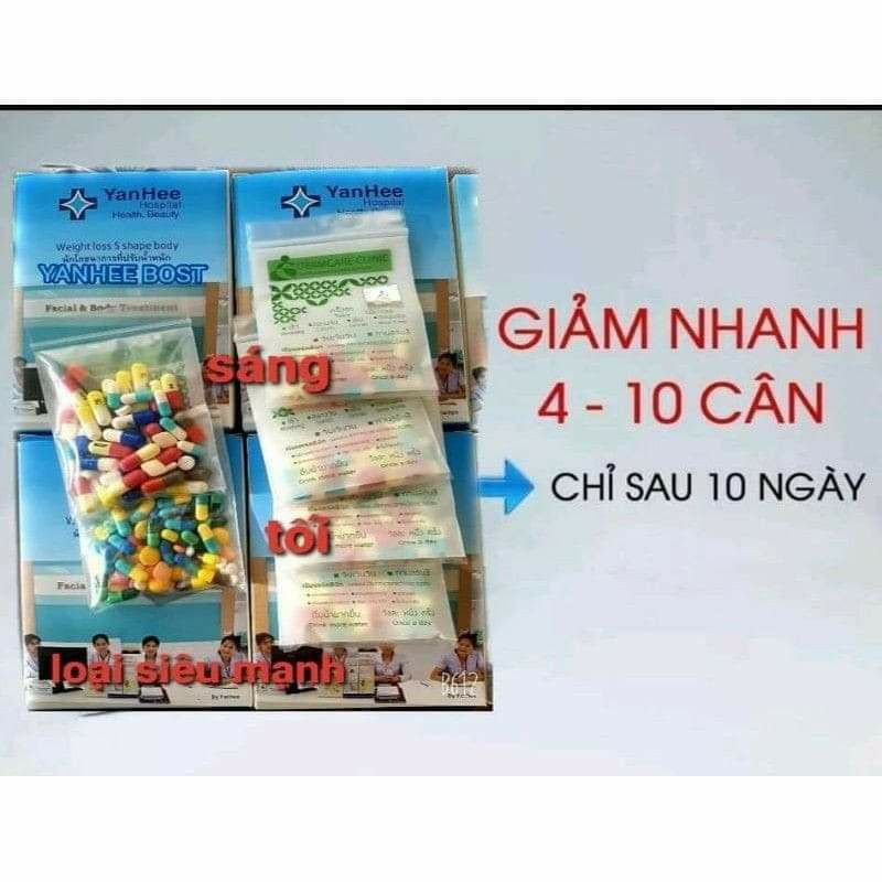 [Chính Hãng] Viên Giảm Cân Yanhee Vip7 - Ss Thái Lan