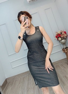 ( Xả Kho ) Đầm body khoen