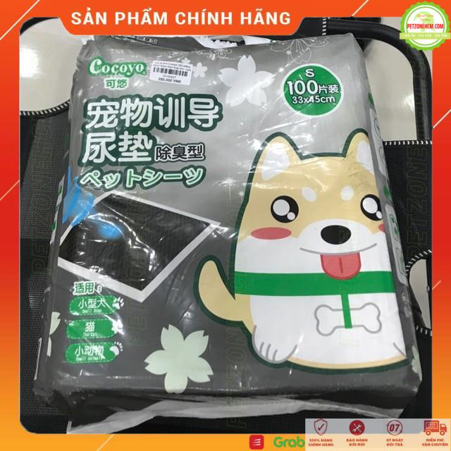 Tấm lót vệ sinh than hoạt tính COCOYO FREESHIP  miếng lót bổ sung than hoạt tính 3 Size cho chó mèo