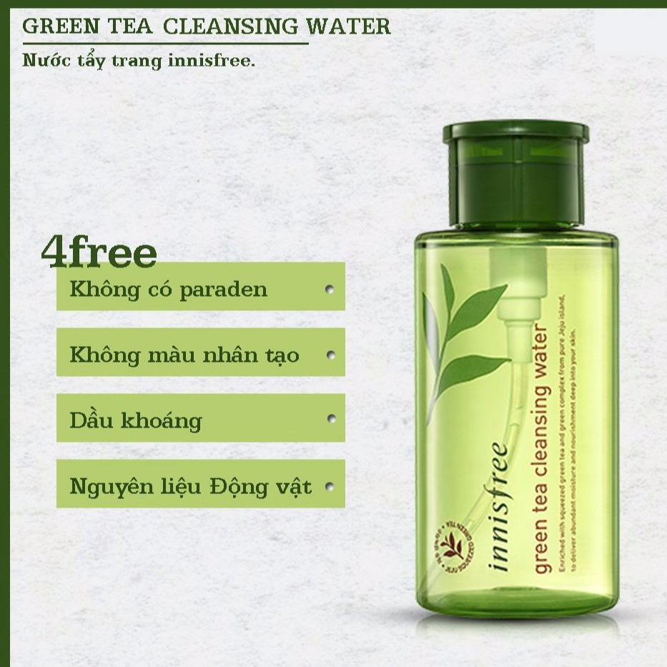 Nước tẩy trang trà xanh Green Tea Cleansing WATER
