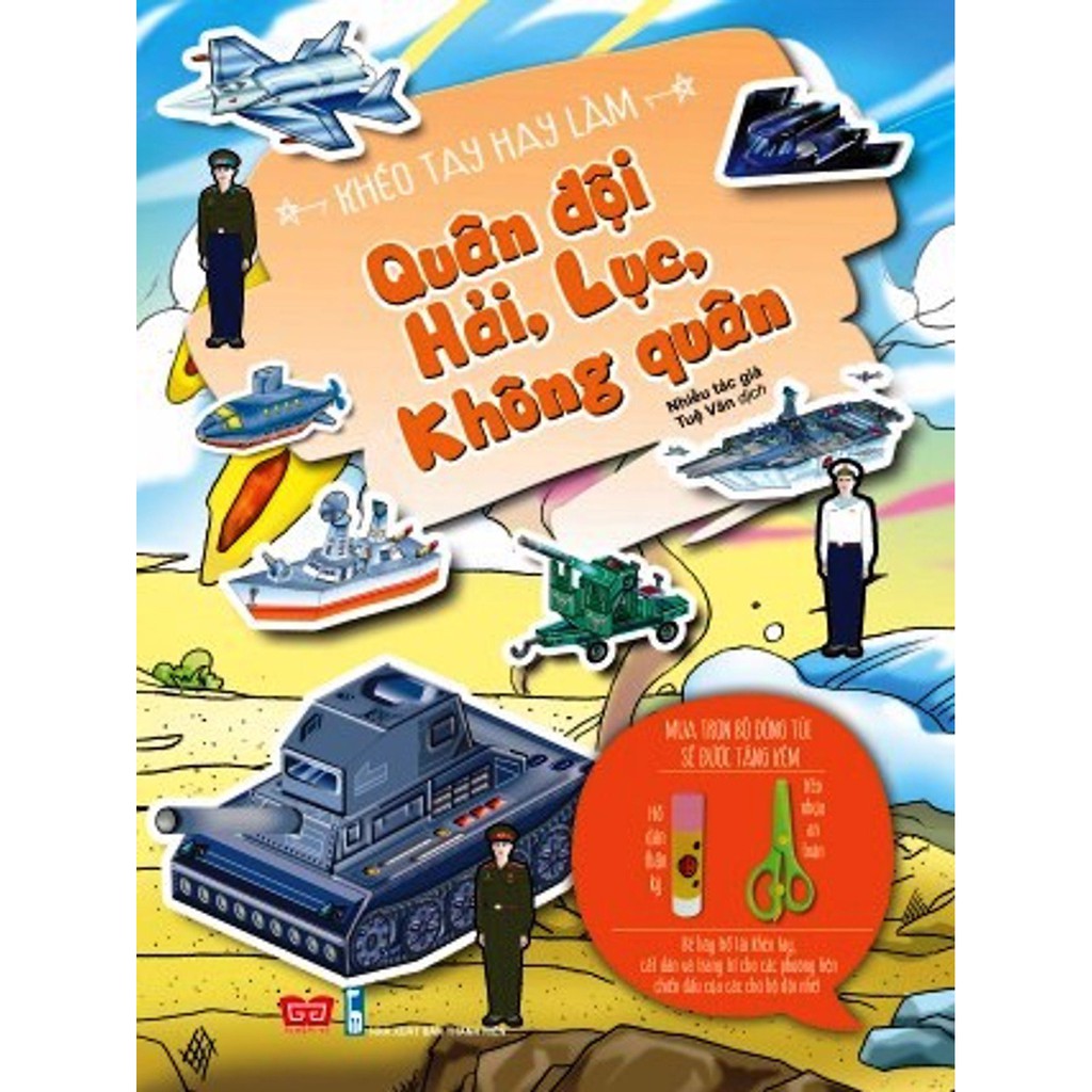 Sách - Khéo tay - Quân đội hải, lục, không quân