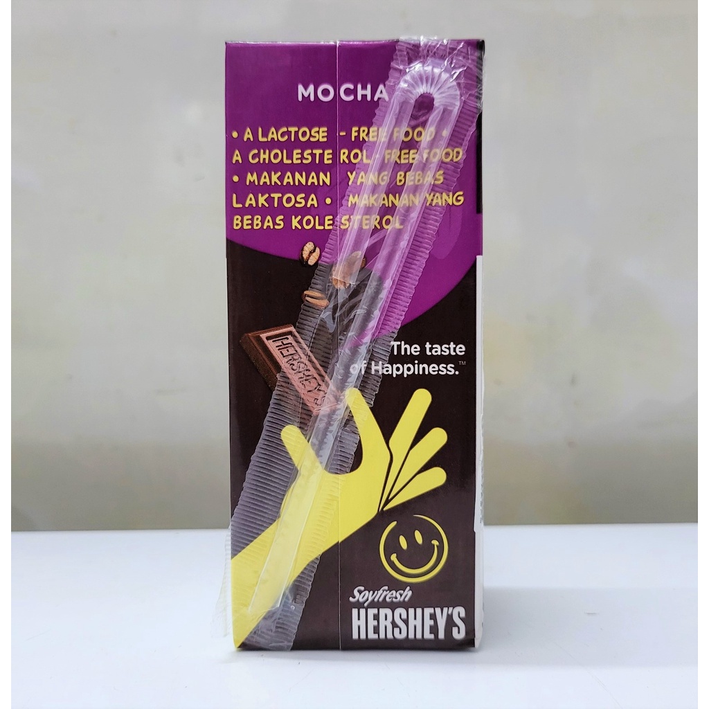 [Hộp nhỏ 236ml – MOCHA] SỮA ĐẬU NÀNH VỊ CÀ PHÊ [Malaysia] HERSHEY’S Soyfresh Mocha Flavoured Soya Milk (halal)