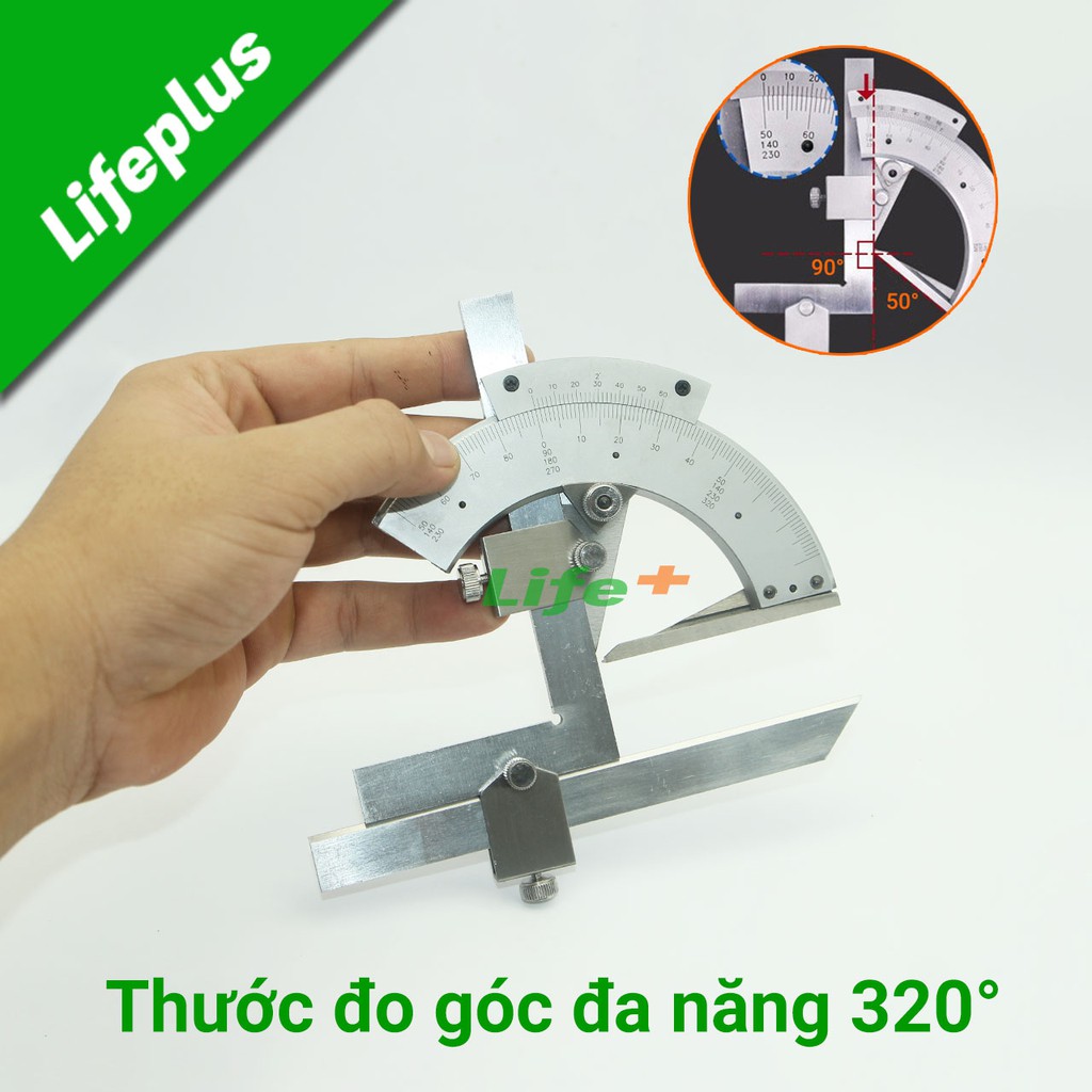 Thước đo góc vạn năng  320°