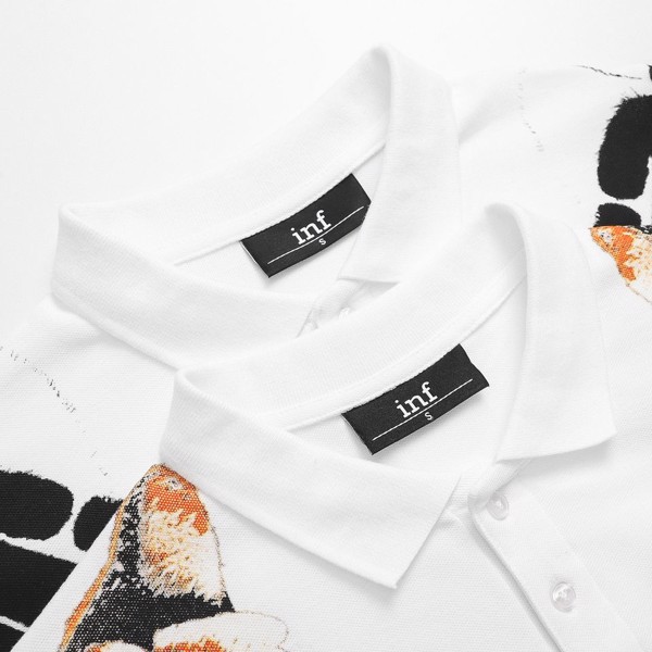 Áo Thun Polo Nam Có Cổ In Hình Bujjalo Tay Ngắn Vải Cotton Cao Cấp INF PL002574 SOMEHOW