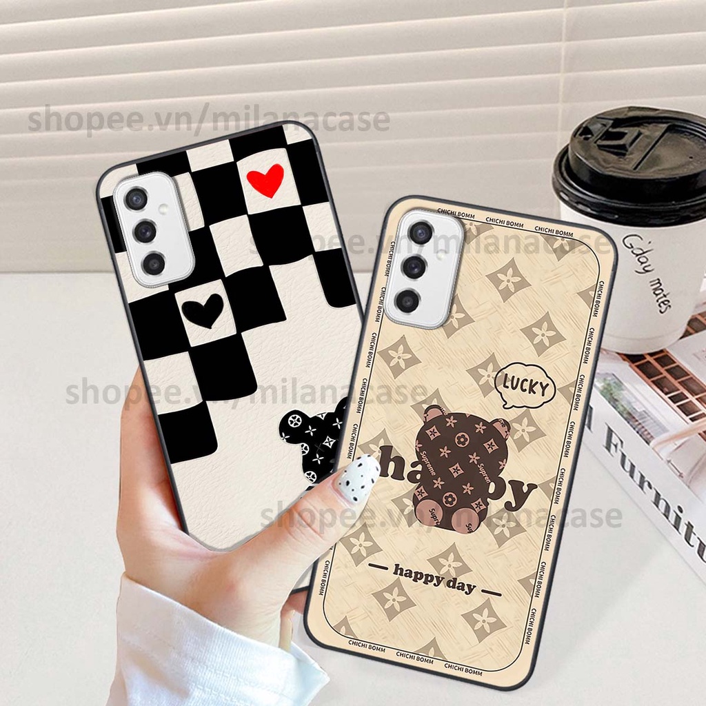 Ốp Samsung M52 5G gấu be@rBrick gấu Teddy Kaws siêu đẹp, phong cách, cá tính