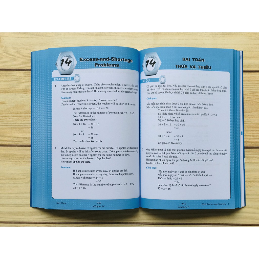 Sách - Đánh thức tài năng toán học 2 - Toán lớp 2, lớp 3 ( 8 - 9 tuổi ) - Sách Song Ngữ Giúp Trẻ Phát Triển Tư Duy