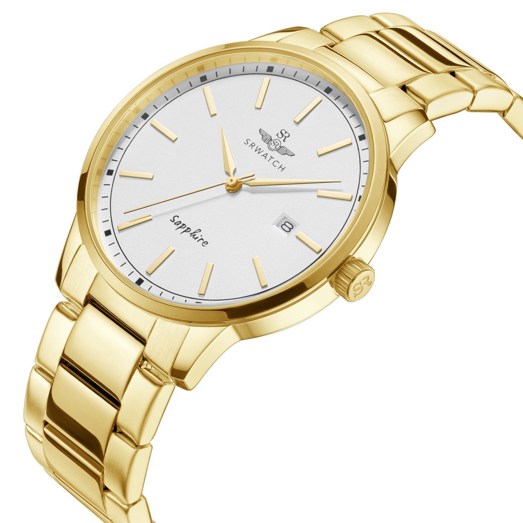 Đồng hồ đôi SRWATCH SL3009.1402CV nữ và SG3009.1402CV nam , mặt kính sapphire , chống trầy , chống nước , bảo hành 1 năm