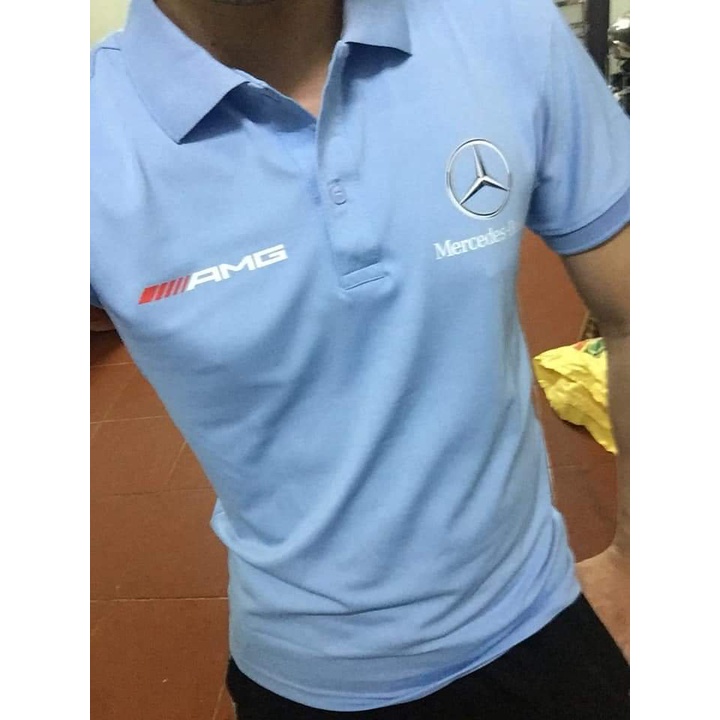 Áo thun mercedes áo polo nam chính hãng vải cotton cao cấp loại 1 thời trang cao cấp0