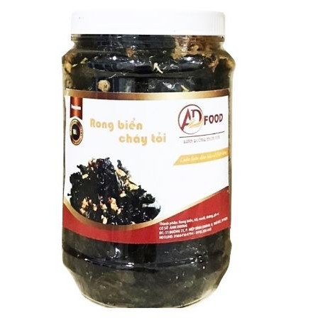 Combo 4 hũ rong biển cháy tỏi loại ngon ( hũ 70g )