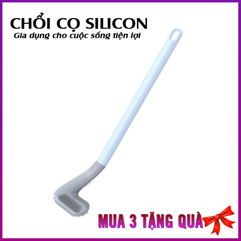 Chổi cọ toilet thông minh Silicon, chổi cọ rửa nhà vệ sinh KN STORE công cụ làm sạch khử trùng mạnh mẽ không có ngõ cụt