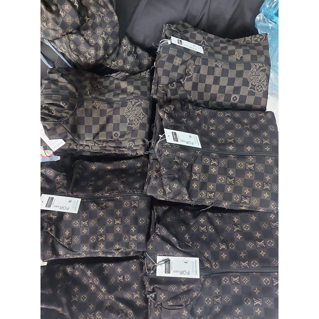 Áo chống nắng dập vân LV chất poly dày dặn đủ size