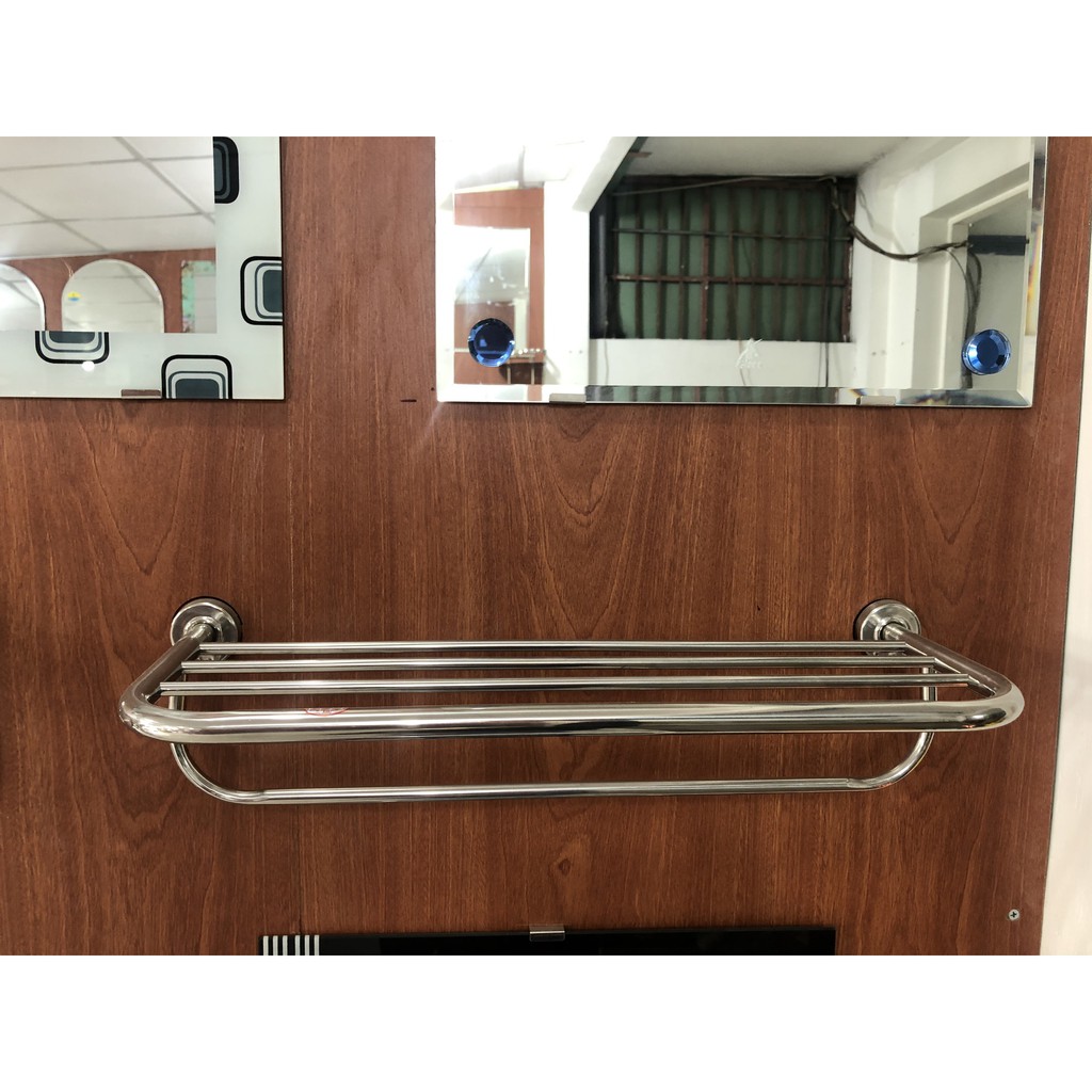 GIÁ TREO KHĂN NHÀ TẮM INOX CAO CẤP - MÁNG KHĂN TẦNG INOX CAO CẤP - MÃ SP: MK307