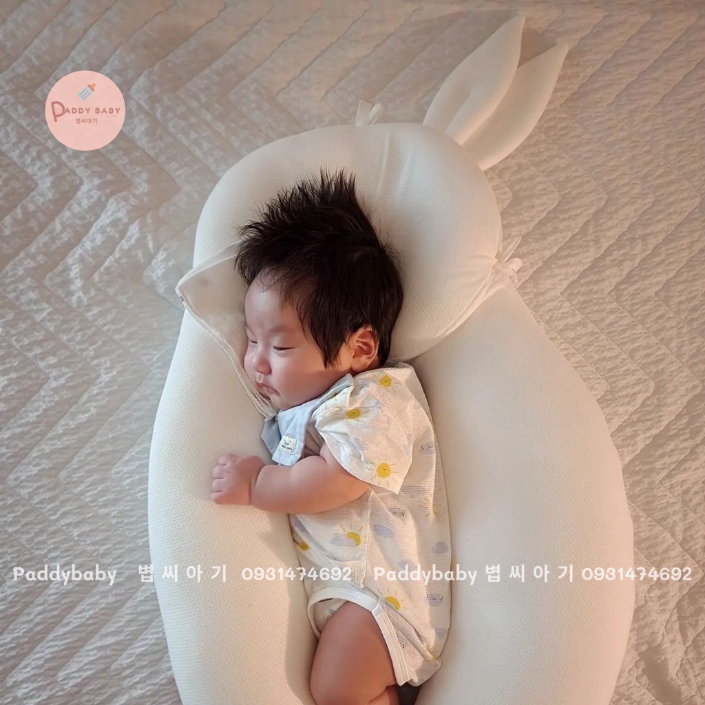 Gối chắn thỏ đa năng Raras nội địa Hàn cho bé - Made in Korea
