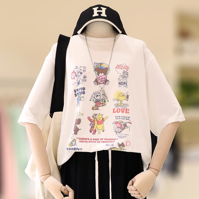 NRVP Áo Thun Tay Ngắn Cổ Tròn Thời Trang Mùa Hè Phong Cách Hàn Quốc 2022 Cho Nam Và Nữ