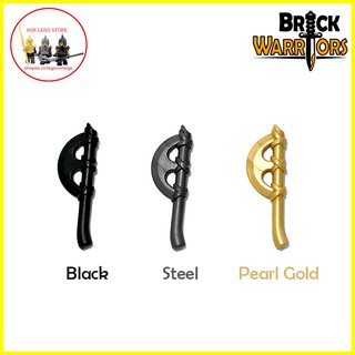 Brickwarriors phụ kiện lego chiếc rìu trung cổ Crescent Axe