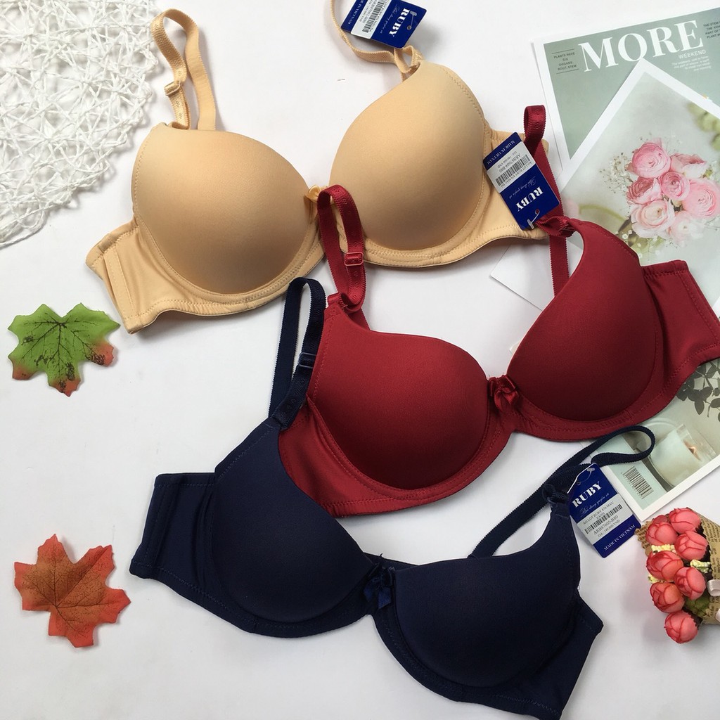 ÁO LÓT RUBY trơn mút vừa - AL876