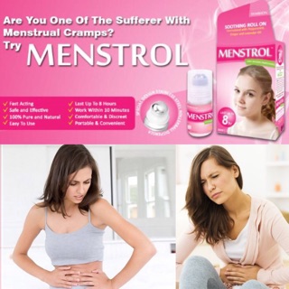 TINH DẦU 100% -MENSTROL SOOTHING ROLL ON