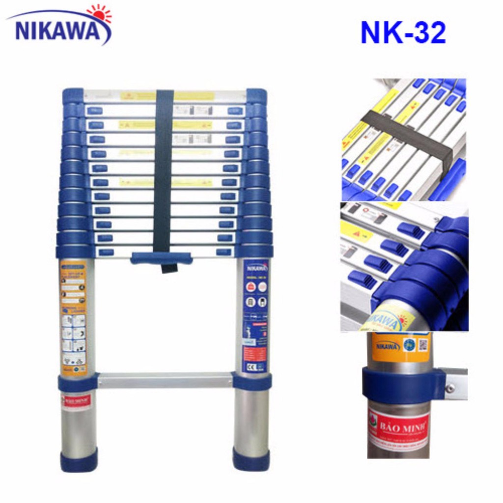 Thang rút nhôm Nikawa NK-32