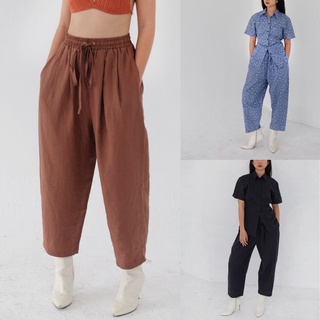 Quần dài ống rộng linen thoáng mát LINEN PANTS, quần thụng, quần tây linen