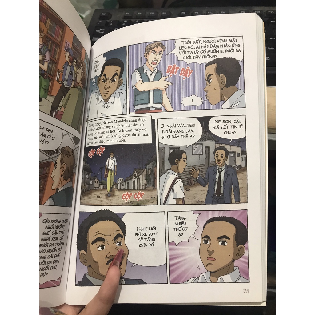 Sách - Chuyện kể về danh nhân thế giới Who? Nelson Mandela