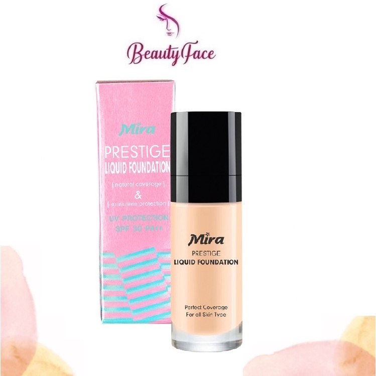 [BẢN NÂNG CẤP] Kem Nền Chống Nắng Mira Prestige Liquid Foundation SPF30 30ml