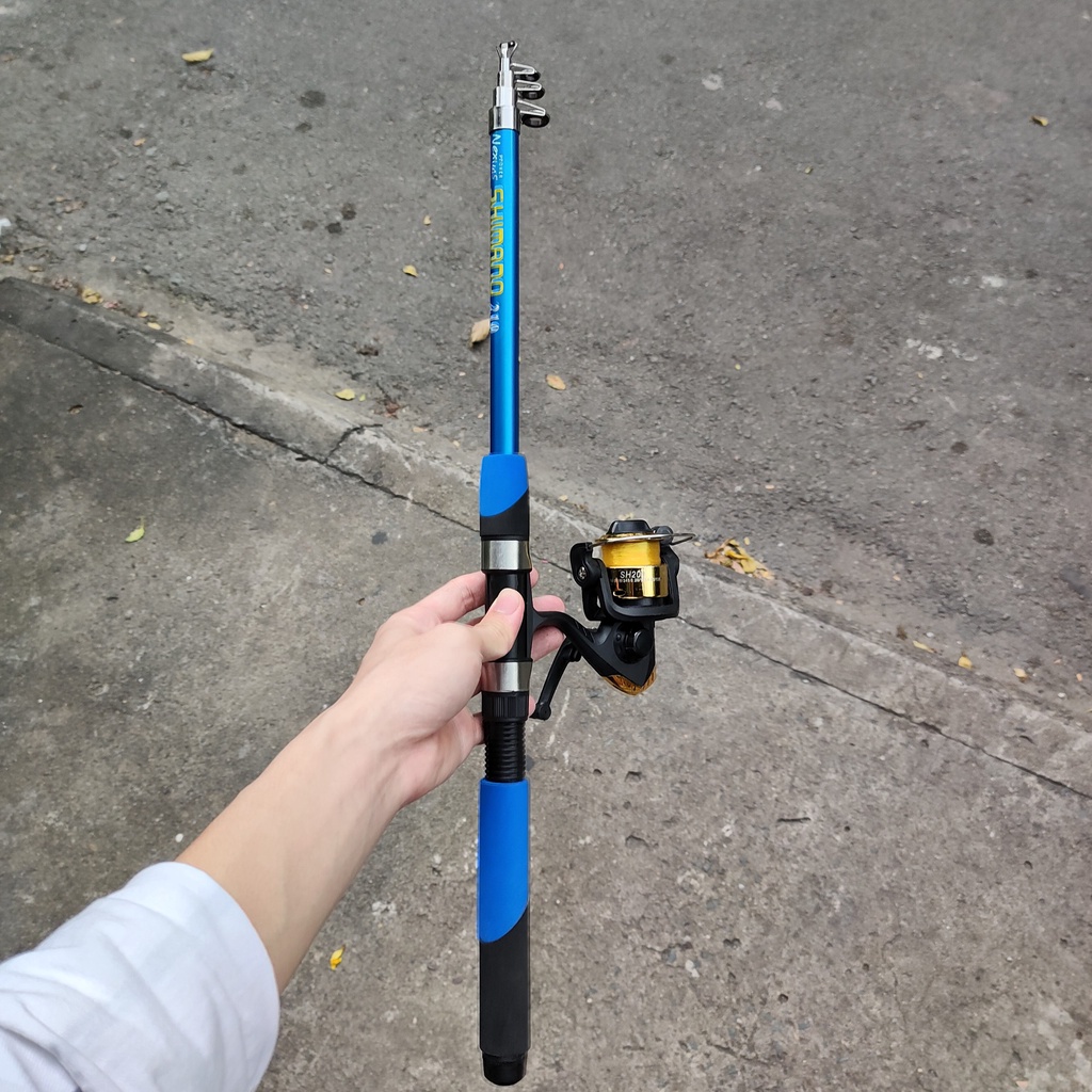 Bộ Cần Câu Máy shimano Câu Lure, Câu Ngâm, Giá Sinh Viên, Siêu Rẻ