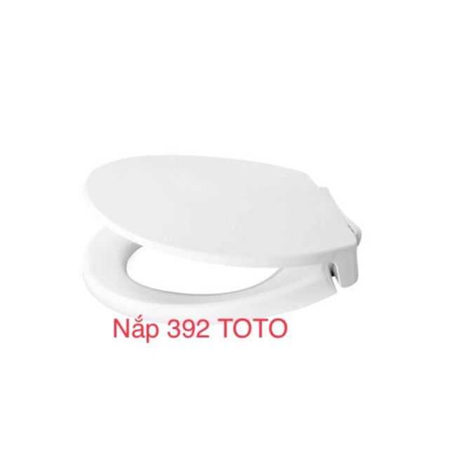 Nắp cầu toto TC392VS nắp đóng êm cho bàn cầu thân tròn, hàng chính hãng