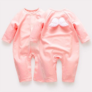 Bodysuit Baby Cánh Thiên Thần Màu Hồng Xinh Xắn cho bé cưng