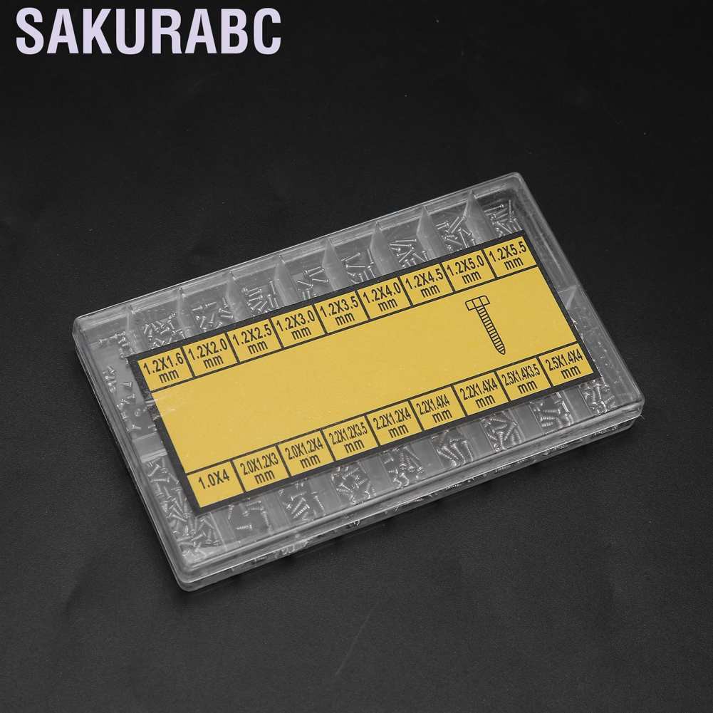 1 Hộp Dụng Cụ Sửa Chữa Đồng Hồ Bằng Thép Không Gỉ Sakurabc