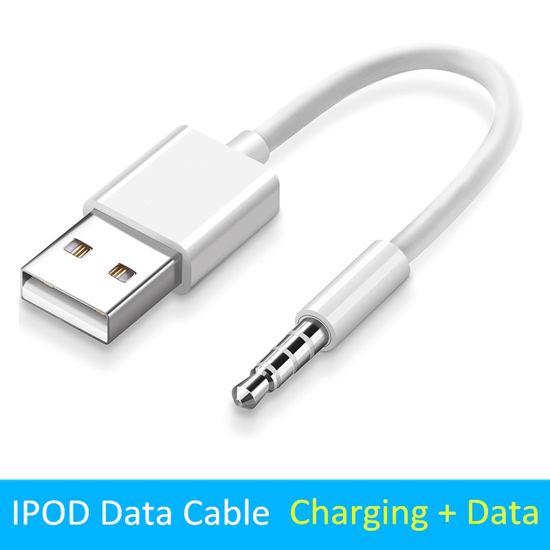 Suitable for Ipod SHUFFLE Data Cable USB Mp3 Charging 3, 4, 5, 6 7Th Generation Charger Wire