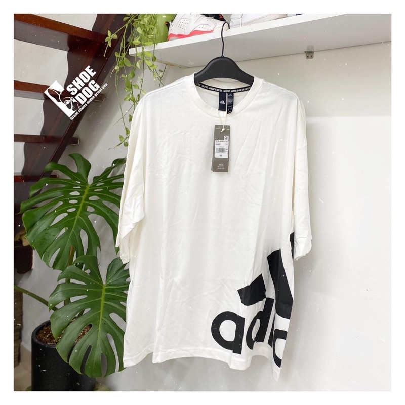 [Bao check chính hãng] Áo Adidas dáng hộp big logo 3 sọc real