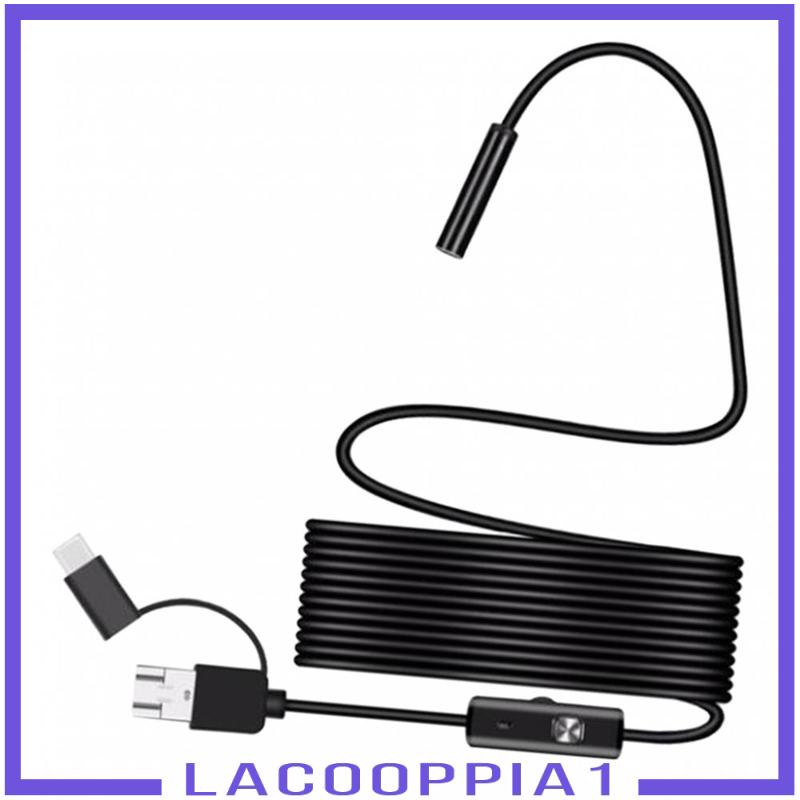Camera Nội Soi 8mm Lacooppia1 Chống Thấm Nước Cho Điện Thoại Thông Minh / Máy Tính