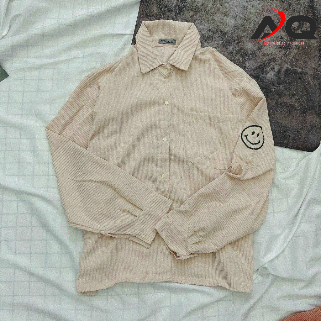 Áo Khoác nhung tăm 1 lớp Nam Nữ Đẹp Cao Cấp Áo Rin Xu hướng Hot hiện nay- AQSTORE