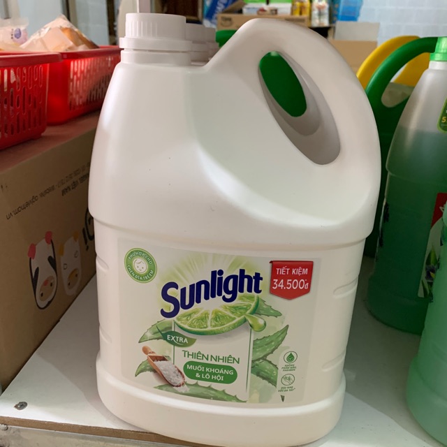 Nước rửa chén Sunlight Thiên Nhiên , bình 3,6Kg
