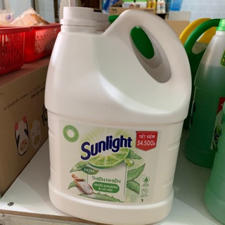 Nước rửa chén Sunlight Thiên Nhiên , bình 3,6Kg
