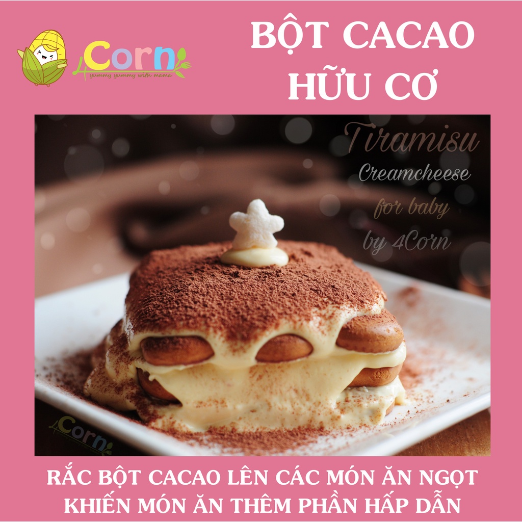 Bột cacao hữu cơ nguyên chất Terra Etica - Cho bé 9m+ (EXP: 30/9/2023)