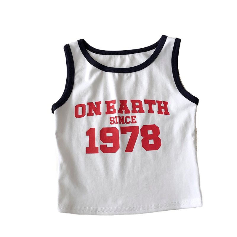 Áo Tank Top Sát Nách Cổ Tròn Hoạ Tiết Chữ In