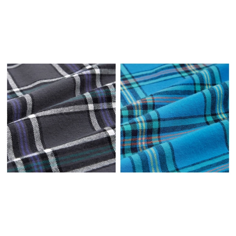 Áo sơ mi nam dài tay kẻ caro flannel dòng oversize thời trang, năng động của GU - Nhật