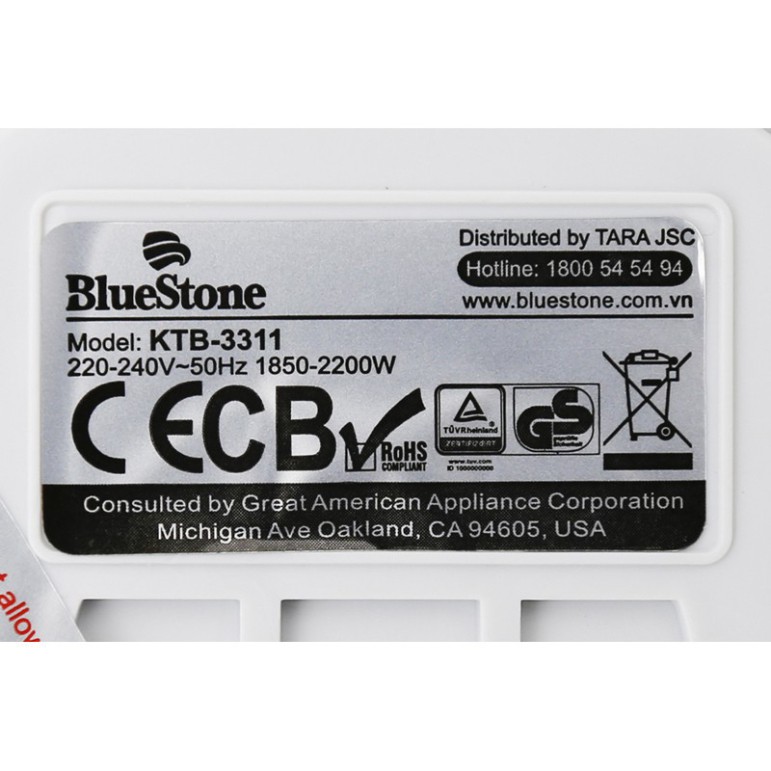 Ấm siêu tốc Bluestone KTB-3311