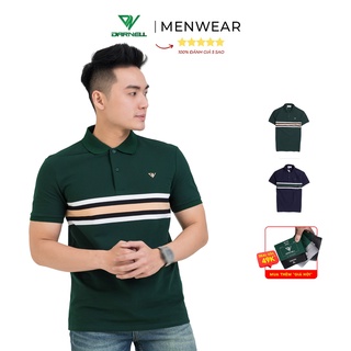 Áo thun có cổ polo nam DARNELL form slimfit tay ngắn chất cotton thấm hút mồ hôi mềm mịn bền đẹp DN11