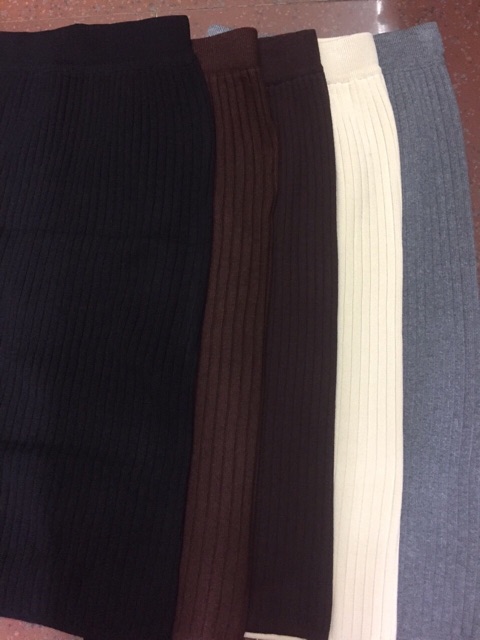 HOT Chân váy len tăm dáng dài nhiều màu | BigBuy360 - bigbuy360.vn