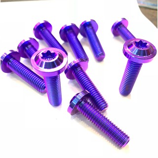 Ốc GR5 Titanium 8 ly 3 phân đầu dù (M8*30) gắn nhiều vị trí như pass heo SH