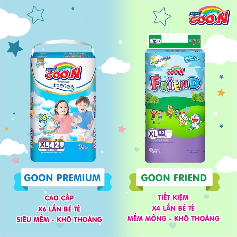 COMBO BỈM GOON SLIM QUẦN/ DÁN M50/L50/XL50/XXL50 MIẾNG